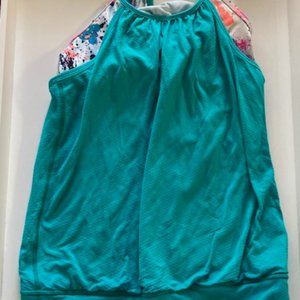 Blue Layered Ivivva Tank Top Size 14